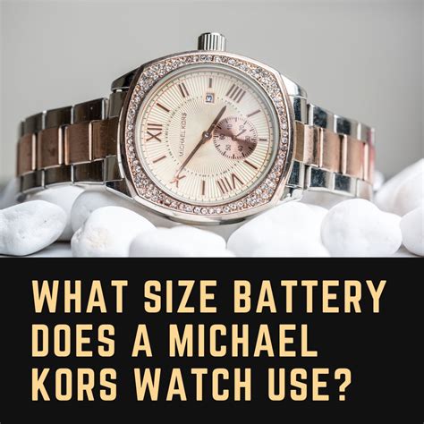 michael kors watch save battery|Michael Kors Watch battery list.